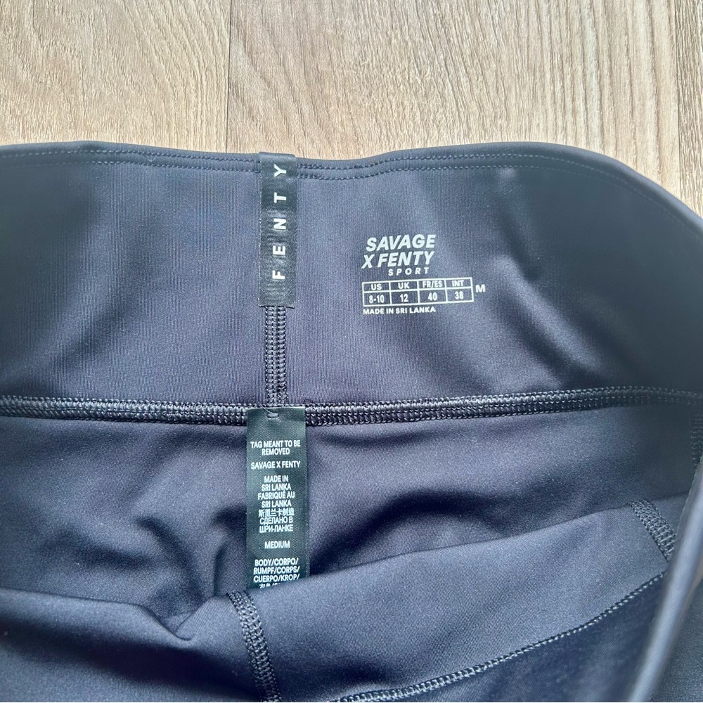 Savage X Fenty Sky-Hi High Rise Gray Full Length Leggings - Picture 4 of 6